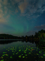 Fra en magisk kveld under nordlyset 